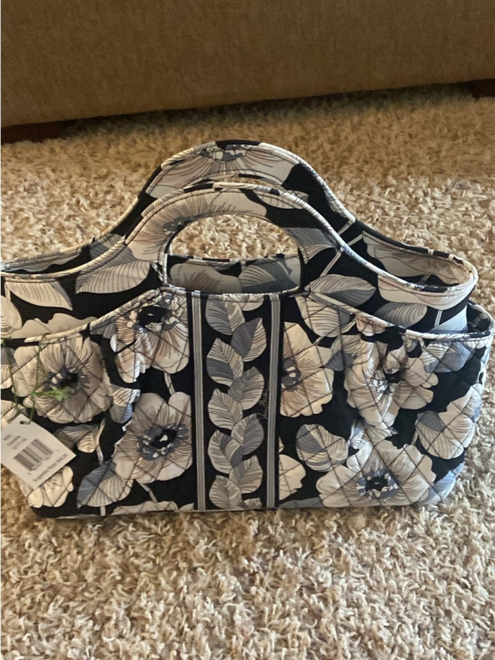 Vera Bradley Quilted Floral Tote Bag and added Vera Bradley purse (see photos)